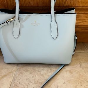 Kate Spade Harper Satchel Aqua Pool